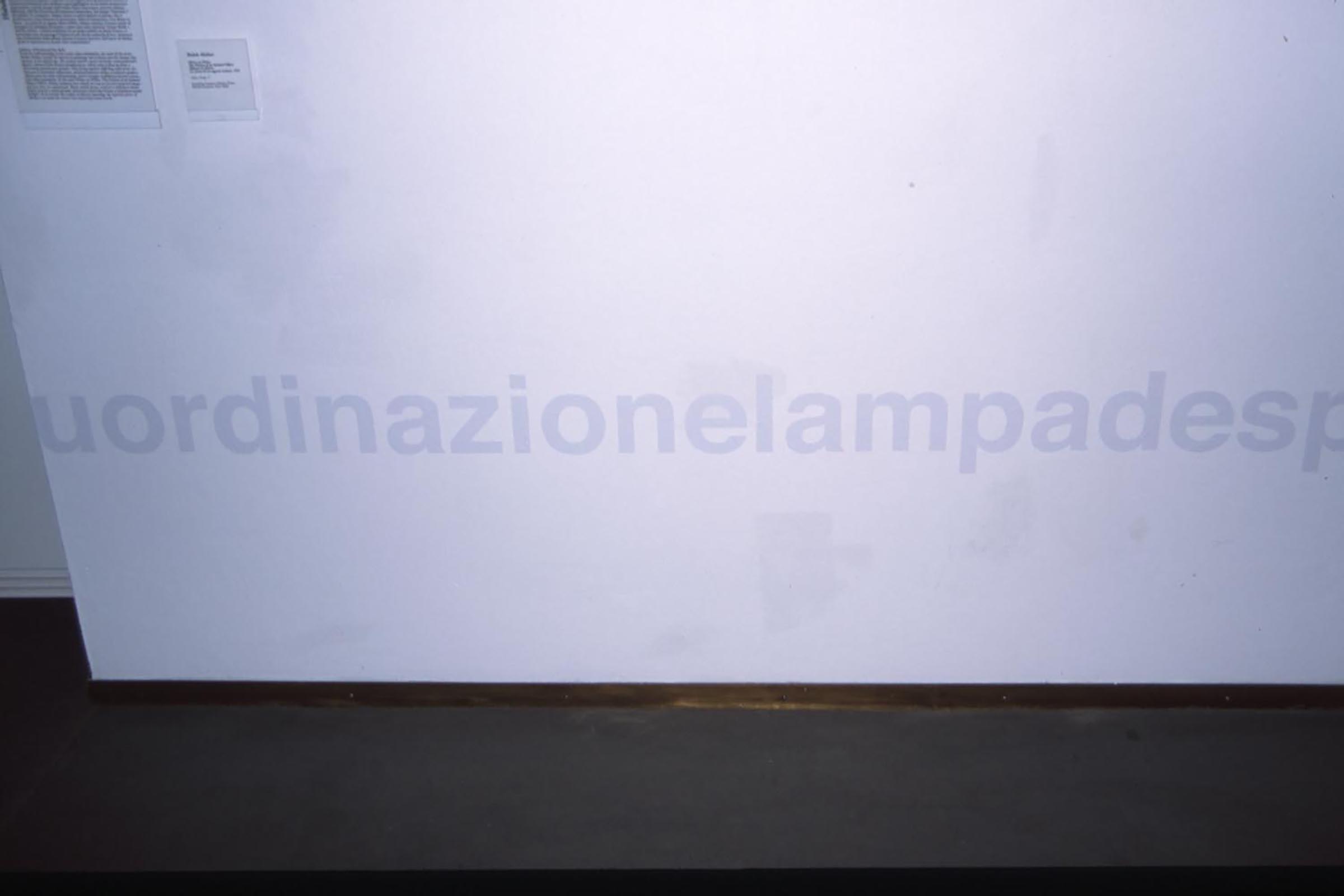 Liam Gillick, Lamp Factory, 2003 (detail)